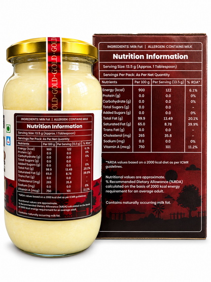 Rang Madhur Gold Buffalo Ghee | Creamy and Traditional Taste