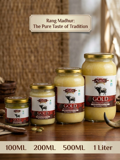 Rang Madhur Gold Buffalo Ghee | Creamy and Traditional Taste