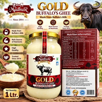 Rang Madhur Gold Buffalo Ghee | Creamy and Traditional Taste