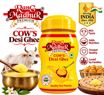 Rang Madhur Premium Cow's Desi Ghee | A Touch of Richness