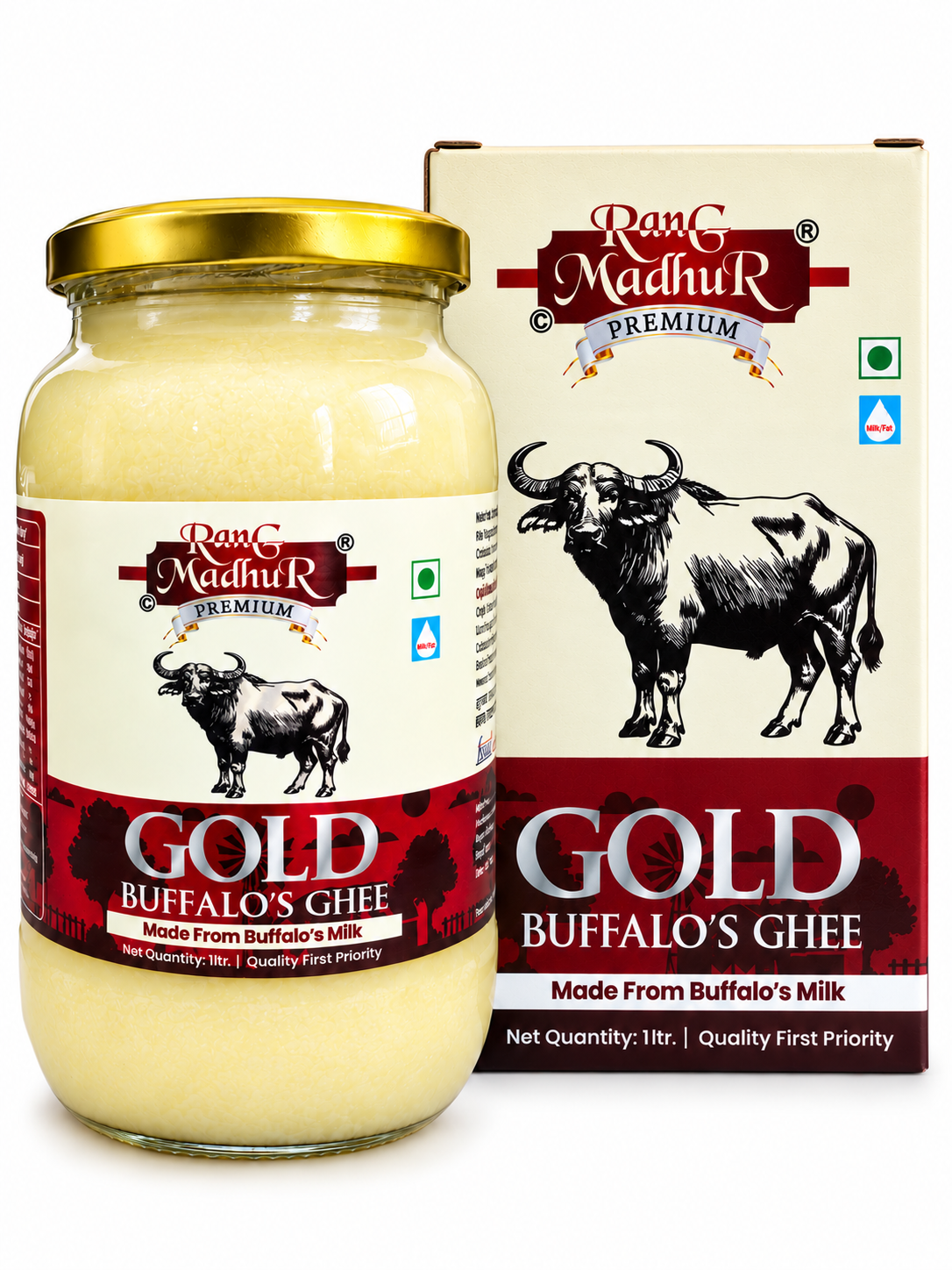 Rang Madhur Gold Buffalo Ghee | Creamy and Traditional Taste